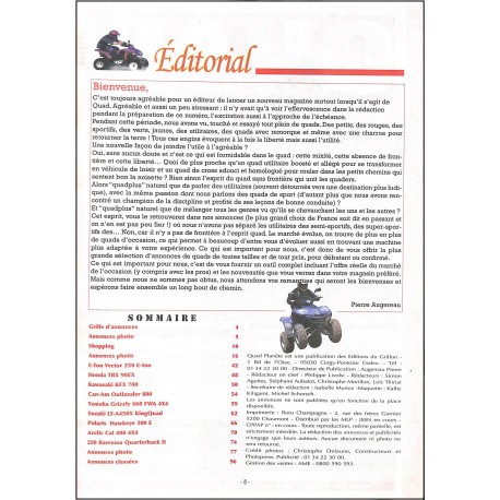 QUAD PLANÈTE |Premier Numéro