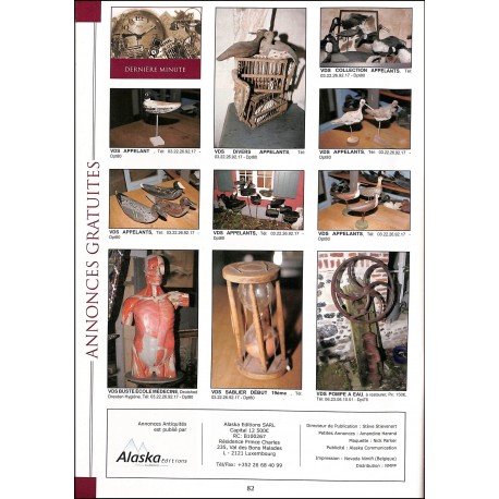 ANNONCES ANTIQUITÉS |Premier Numéro