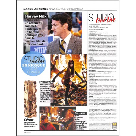 STUDIO CINÉ LIVE |Premier Numéro