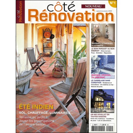 CÔTÉ RÉNOVATION |Premier Numéro