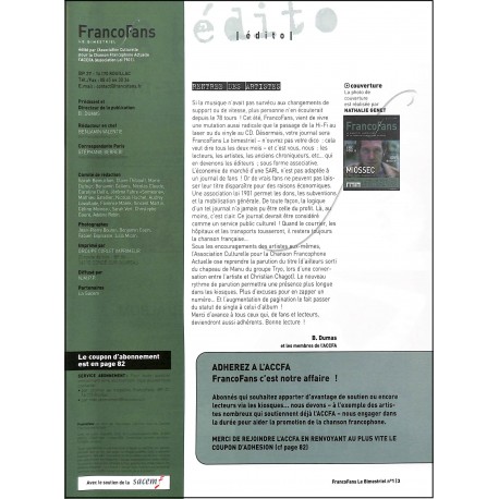 FRANCO FANS |Premier Numéro