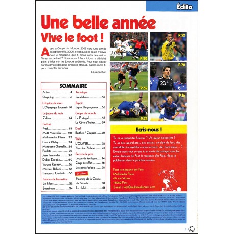 Le magazine des fans FOOT |Premier Numéro