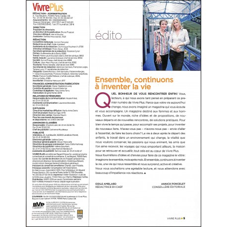 VIVRE PLUS |Premier Numéro