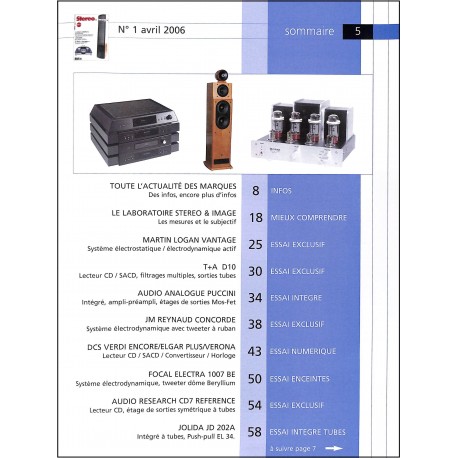 STEREO & IMAGE |Premier Numéro