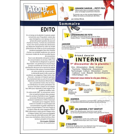 ATOUT PRIX MAGAZINE |Premier Numéro