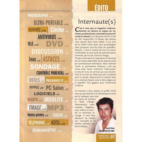 INTERNAUTE(S) MICRO |Premier Numéro