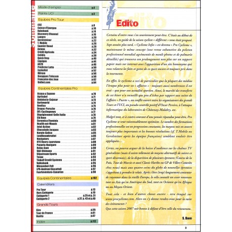 PRO CYCLISME |Premier Numéro