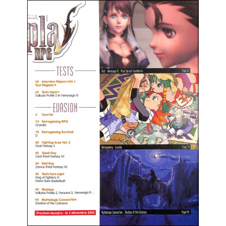 GAMEPLAY RPG |Premier Numéro