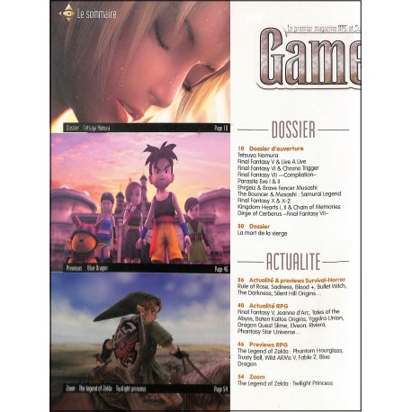 GAMEPLAY RPG |Premier Numéro