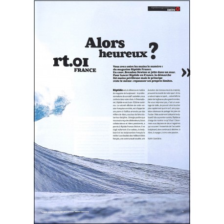 RIPTIDE |Premier Numéro