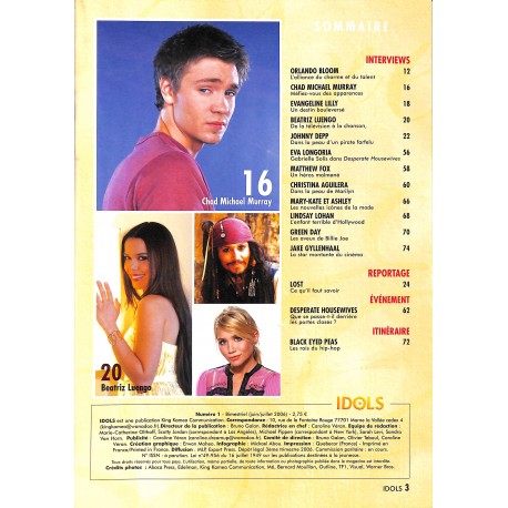 IDOLES |Premier Numéro