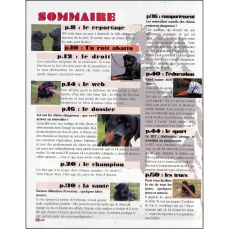 ROTTWEILER NEWS |Premier Numéro
