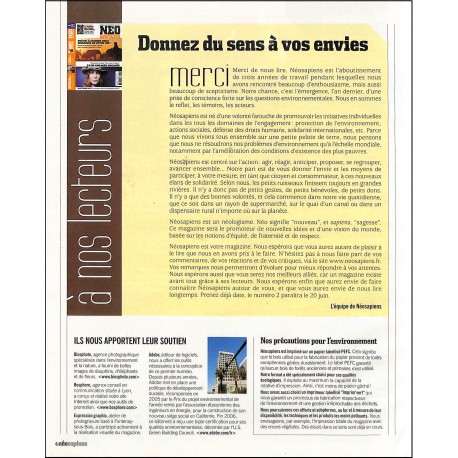 NÉOSAPIENS |Premier Numéro