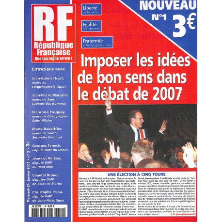 RF République Française |Premier Numéro