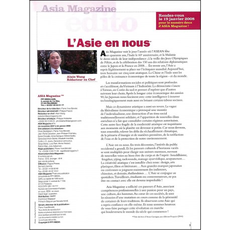 ASIA MAGAZINE |Premier Numéro