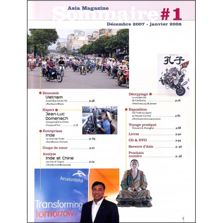 ASIA MAGAZINE |Premier Numéro