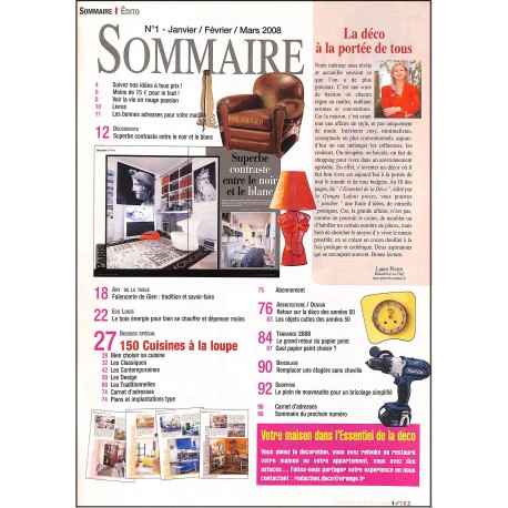 L'ESSENTIEL DE LA DÉCO |Premier Numéro