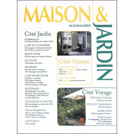 MAISON & JARDIN |Premier Numéro