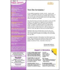 GÉNÉRATION BABY BOOM |Premier Numéro 2