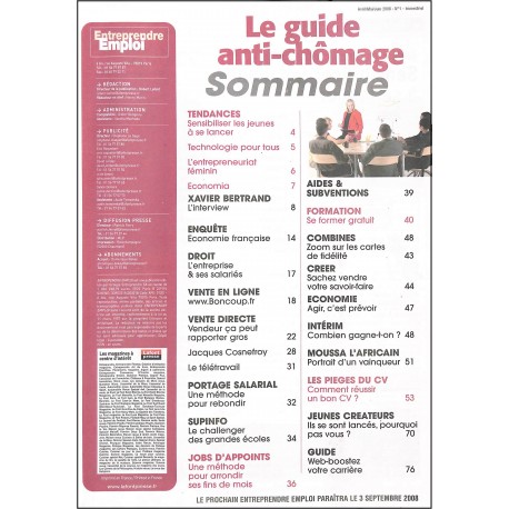 ENTREPRENDRE EMPLOI |Premier Numéro