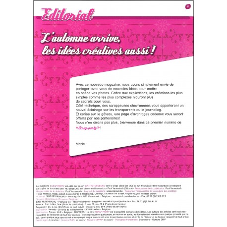 SCRAP PARTY |Premier Numéro