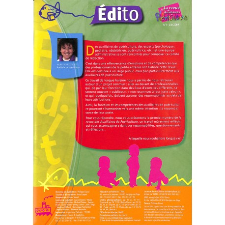 LA REVUE DES AUXILIAIRES DE PUÉRICULTURE |Premier Numéro