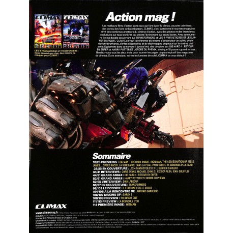 CLIMAX CINÉMA MAGAZINE |Premier Numéro