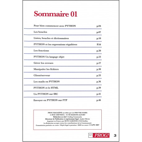 PROG! |Premier Numéro