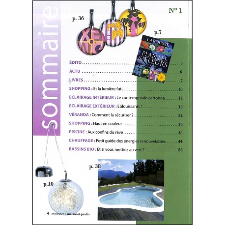 TENDANCES MAISON & JARDIN ACTUELLE |Premier Numéro