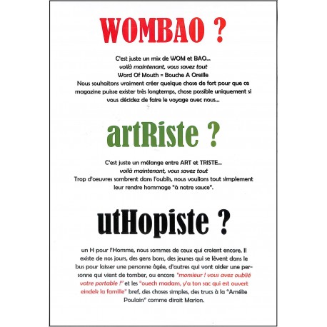 WOMBAO LE MAG |Premier Numéro