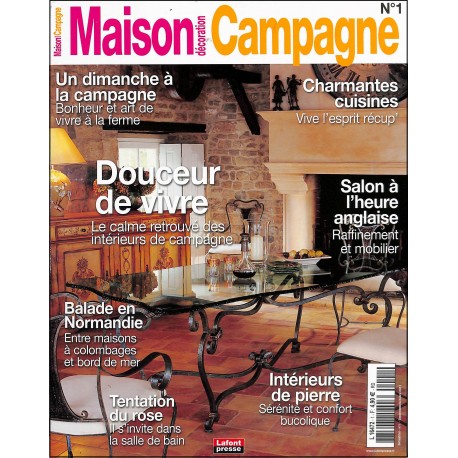 MAISON DÉCORATION CAMPAGNE |Premier Numéro