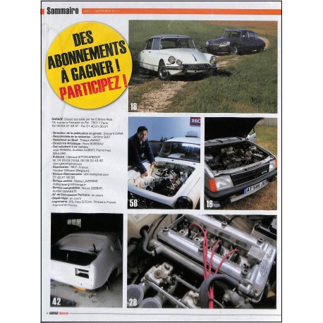 GARAGE CLASSIC |Premier Numéro