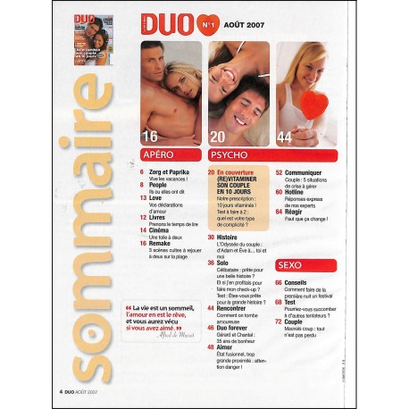 DUO |Premier Numéro