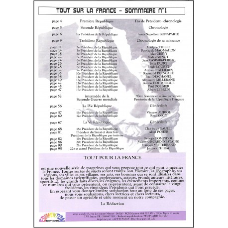 TOUT SUR LA FRANCE |Premier Numéro