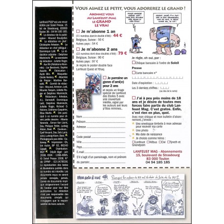 LANFEUST PULP |Premier Numéro