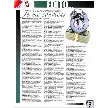 POKER ATTITUDE |Premier Numéro