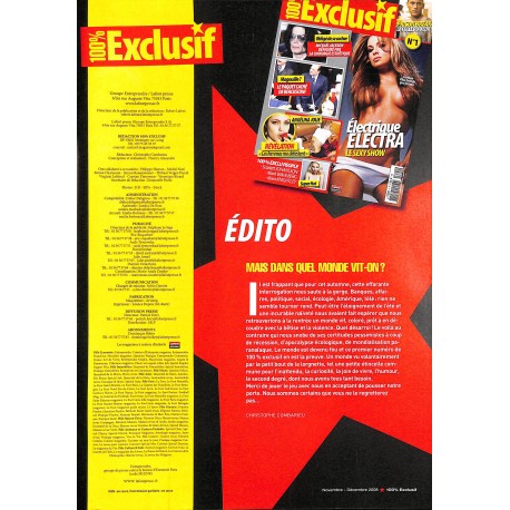 100% EXCLUSIF |Premier Numéro