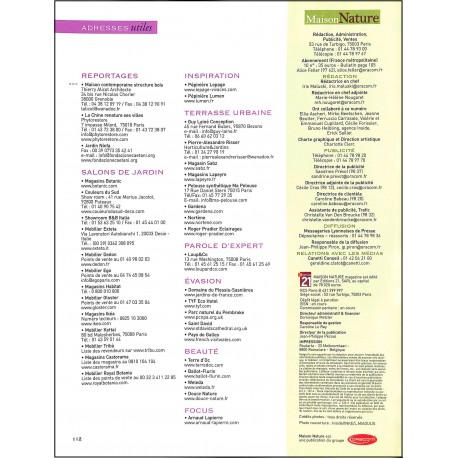 MAISON NATURE |Premier Numéro