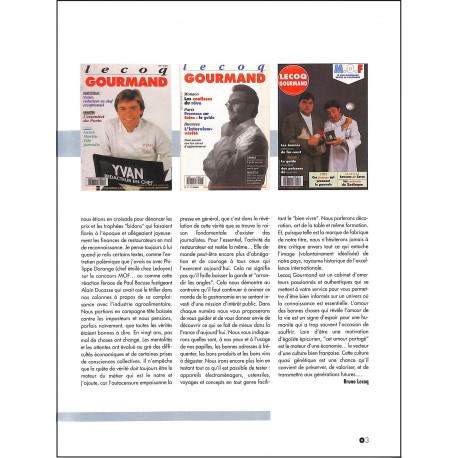 LECOQ GOURMAND |Premier Numéro