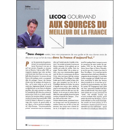 LECOQ GOURMAND |Premier Numéro