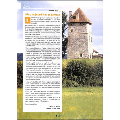 EN BOURGOGNE |Premier Numéro