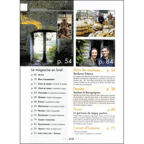 EN BOURGOGNE |Premier Numéro