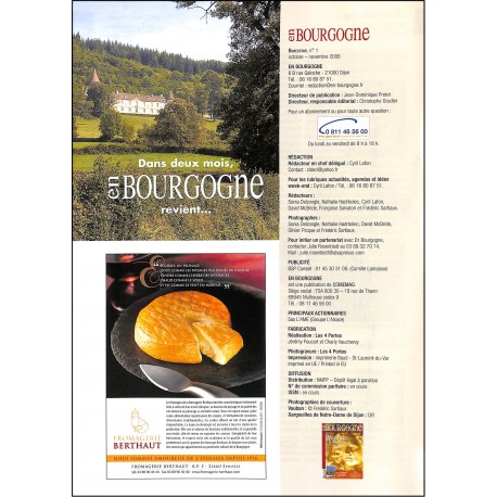 EN BOURGOGNE |Premier Numéro