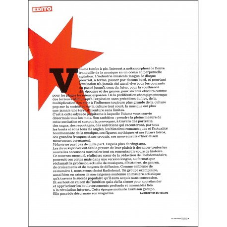 VOLUME |Premier Numéro