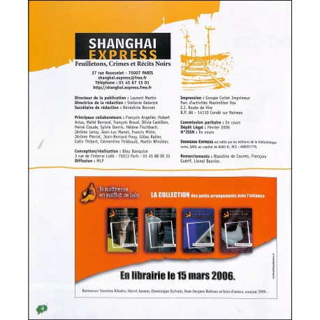 SHANGAI EXPRESS |Premier Numéro