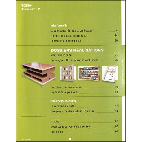BOIS + |Premier Numéro