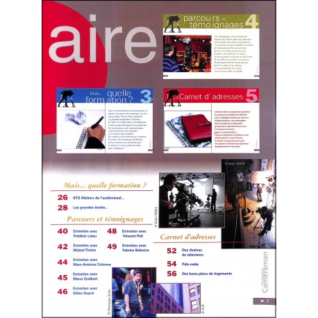 PROFESSION CAMERAMAN |Premier Numéro