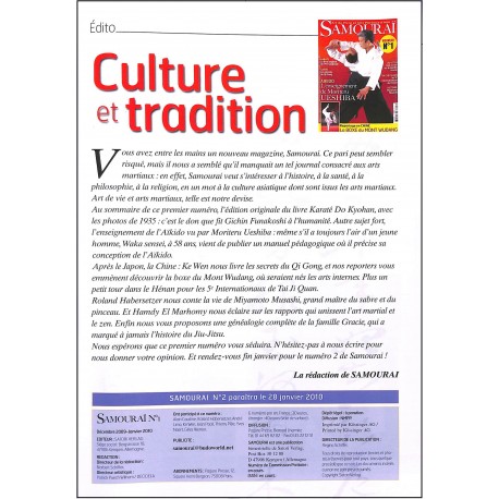 SAMOURAÏ |Premier Numéro