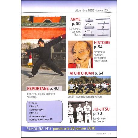 SAMOURAÏ |Premier Numéro