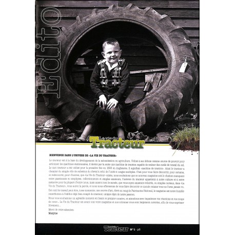 LA VIE DU TRACTEUR |Premier Numéro